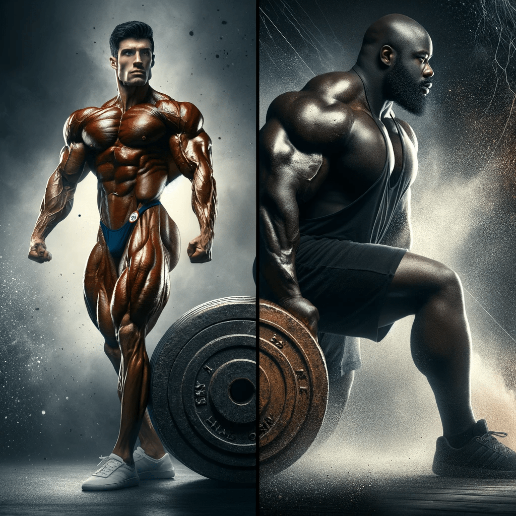 bodybuilder vs strongman